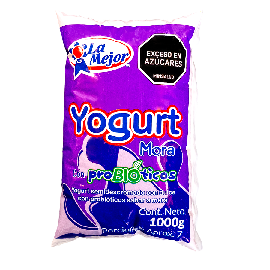 Litro de Yogurt Probióticos Mora