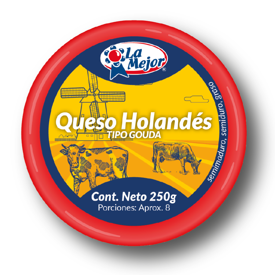 Queso Holandés  250 gr