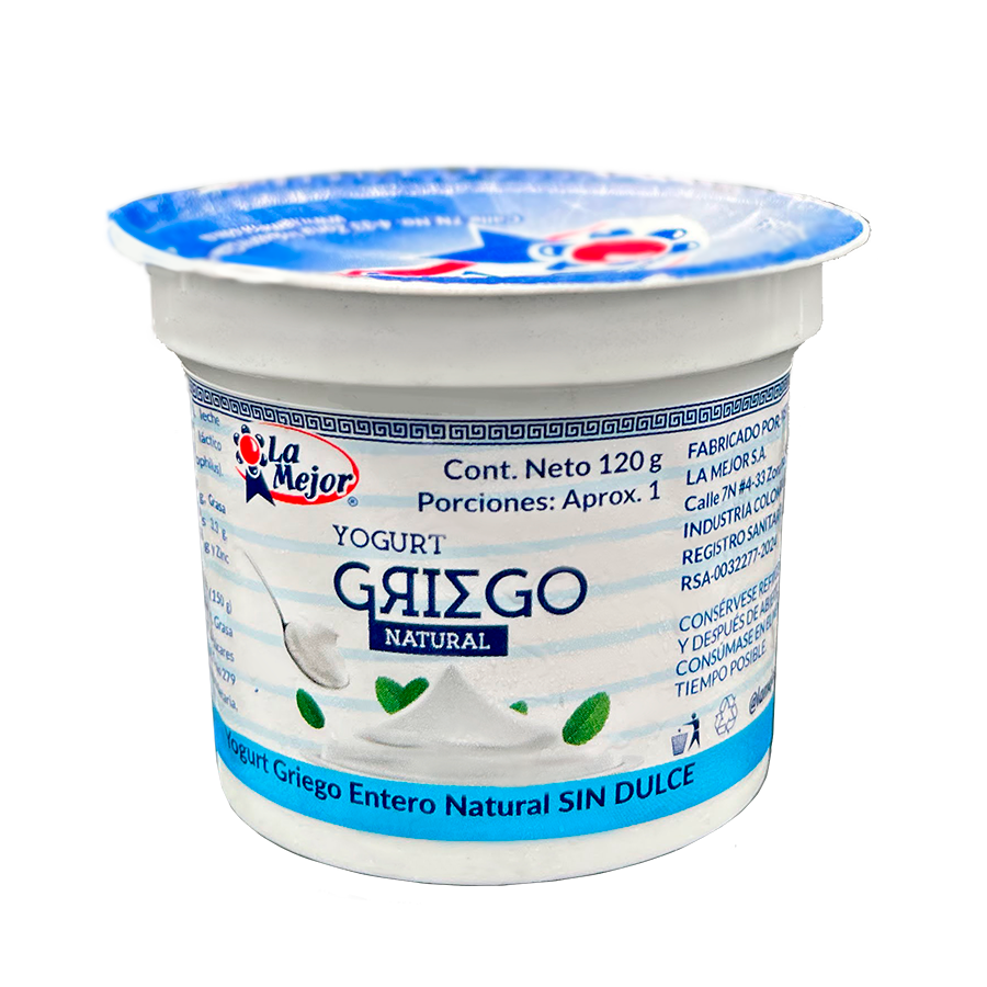 Yogurt Griego Natural 120 gr