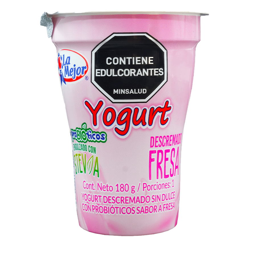 Yogurt Dietético Fresa 180 ml