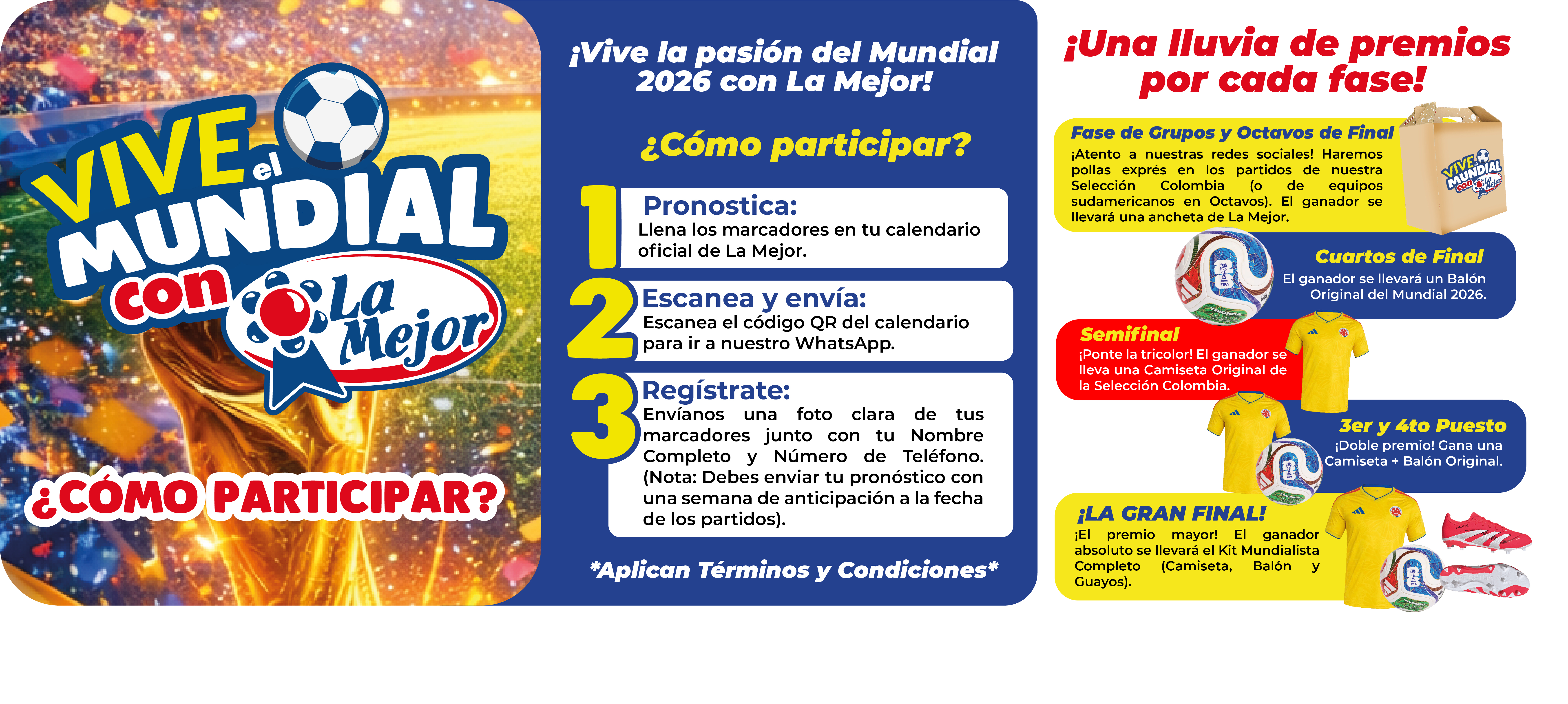 VIVE EL MUNDIAL CON LA MEJOR